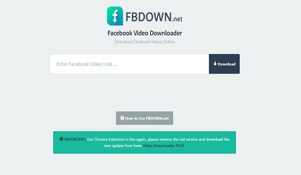 download facebook video Fbdown