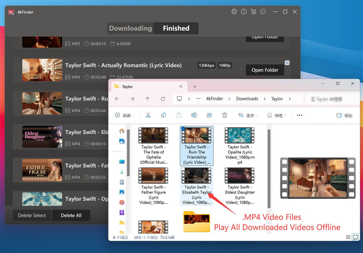 get downloaded mp3 files