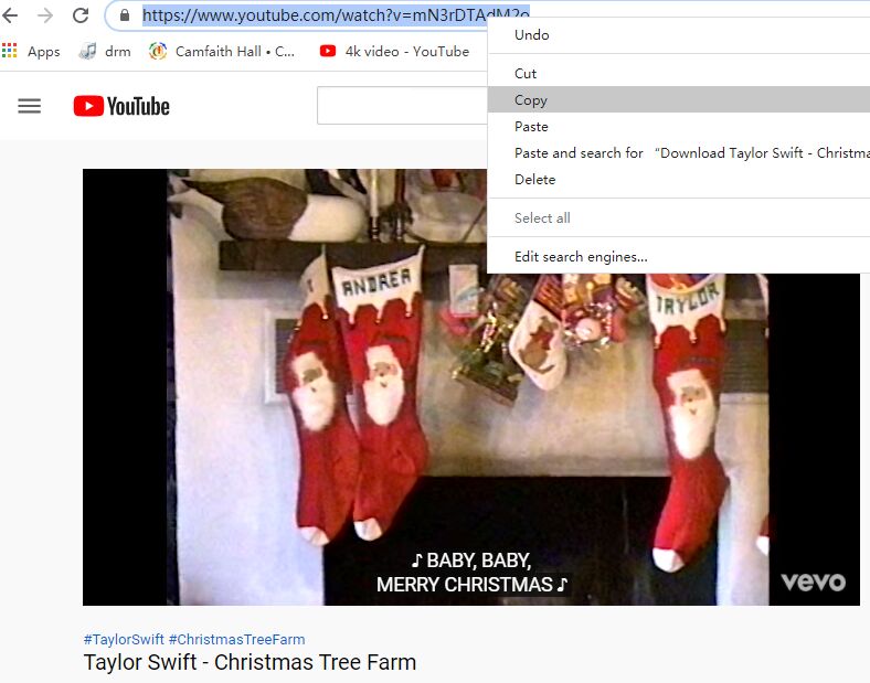 copy christmas tree farm link