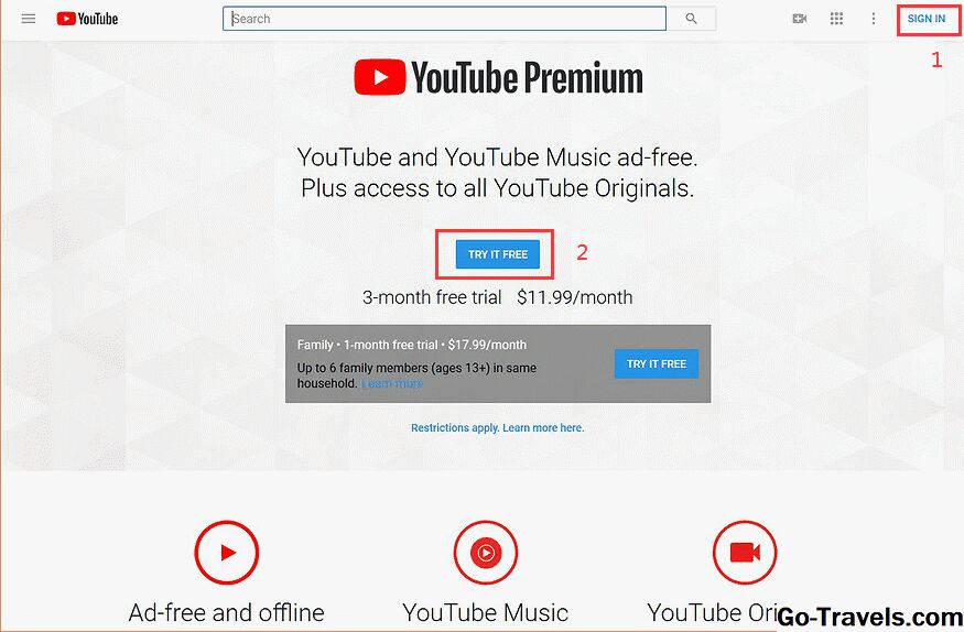 get YouTube Premium 3 month free trial on browser