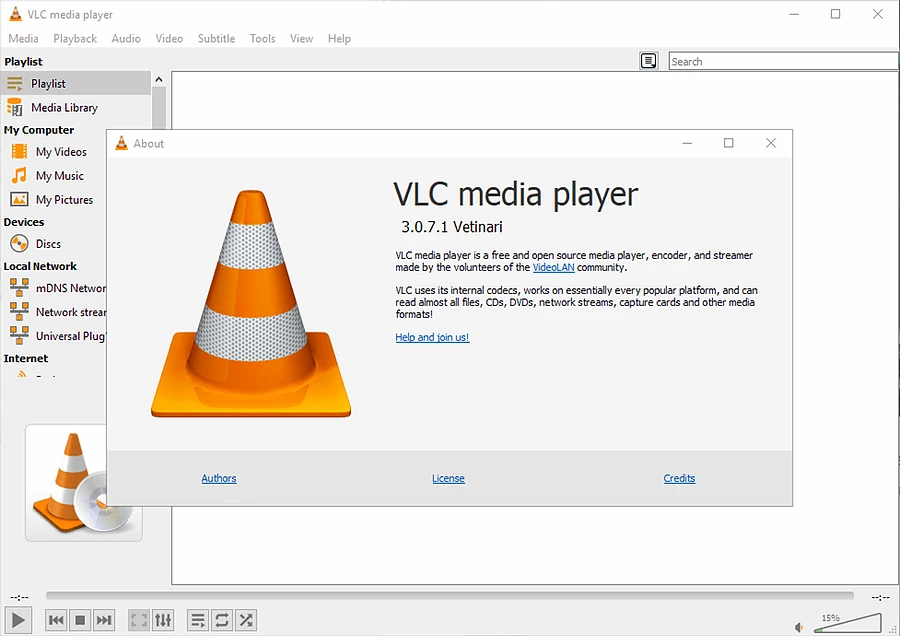 watch the 360 vr video on vlc