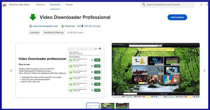Best YouTube Downloader Chrome Extension - Video Downloader Professional