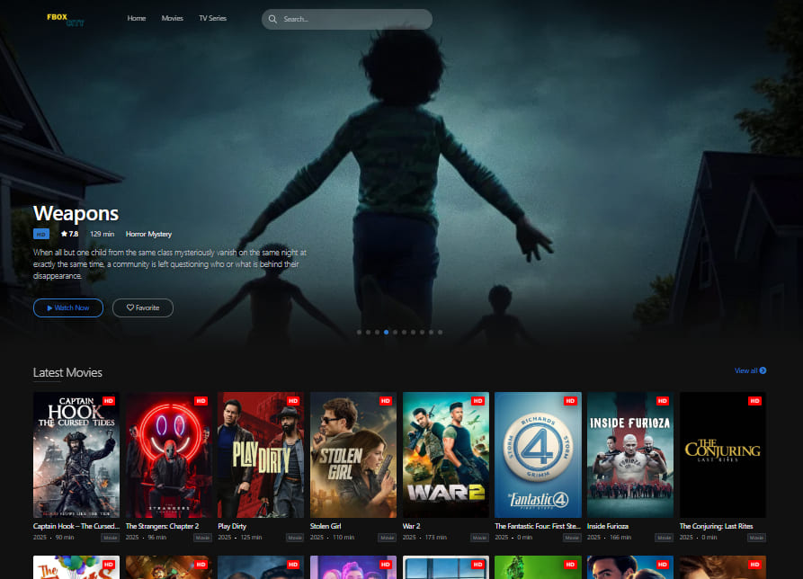 watch free movies on FBOX